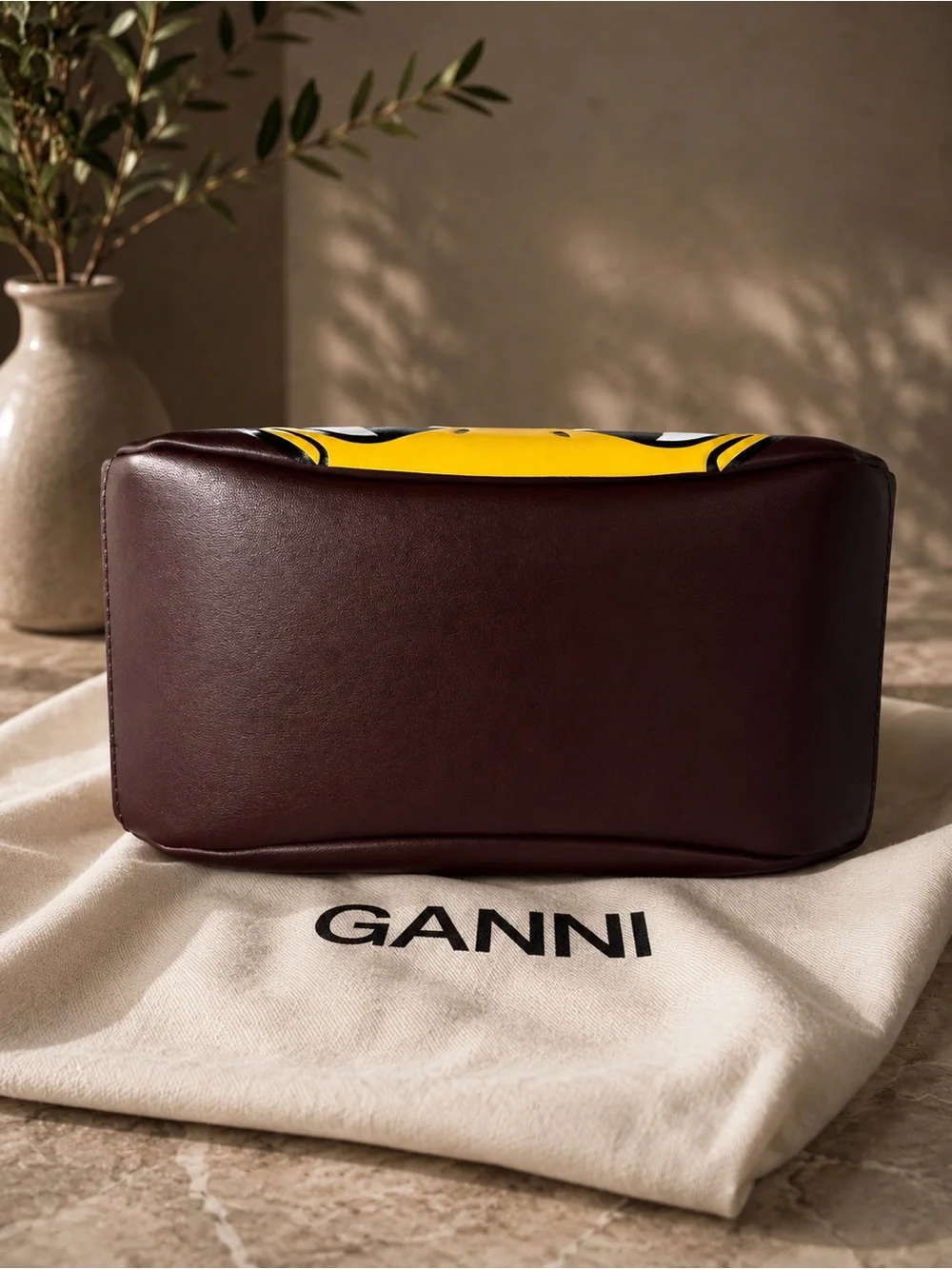 GANNI x Daisy Duck Mini Hobo Bag Brown Rare Disney Collab Crossbody